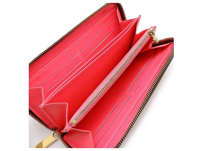 Portafoglio Zippy Monogram Louis Vuitton Rosa - vista 5
