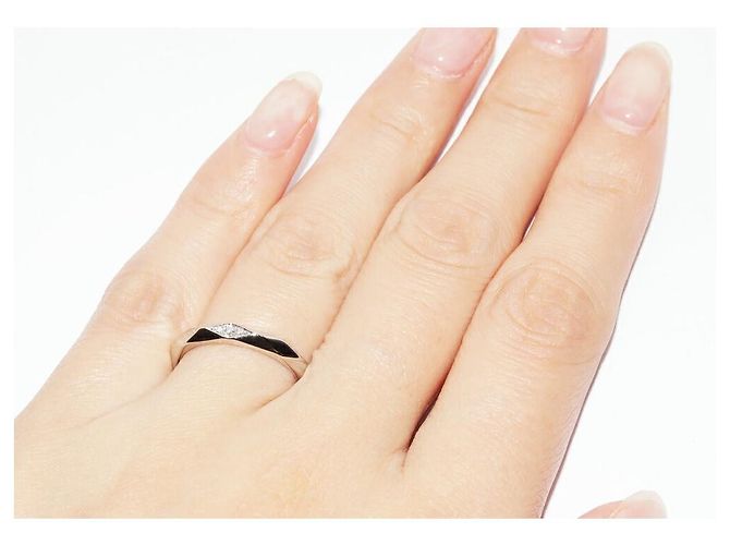 Anillo de diamante Facette Pt950 de Boucheron - vista 5