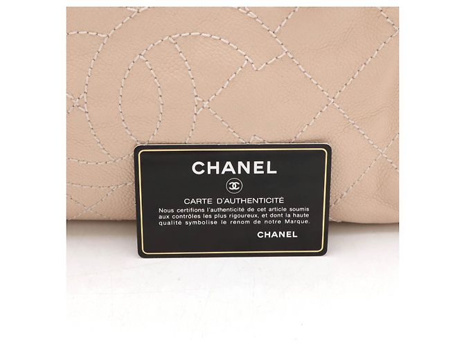 Borsa bowling Coco Mark in pelle caviar di Chanel Rosa - vista 9