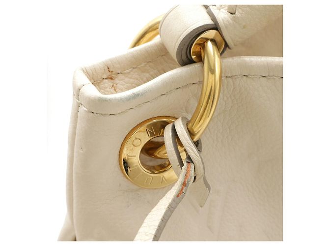 Borsa Artsy MM Monogram Empreinte Louis Vuitton Bianco - vista 5
