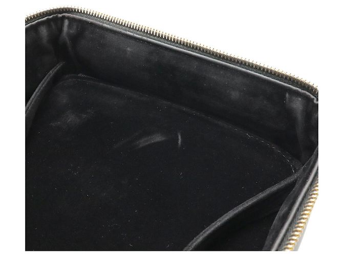 Borsa Vanity Coco Mark in pelle verniciata Chanel Nero - vista 7