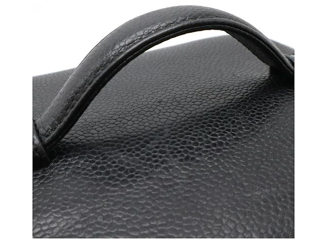 Pochette Cosmetica Vanity in Pelle Caviar Chanel Nero - vista 4