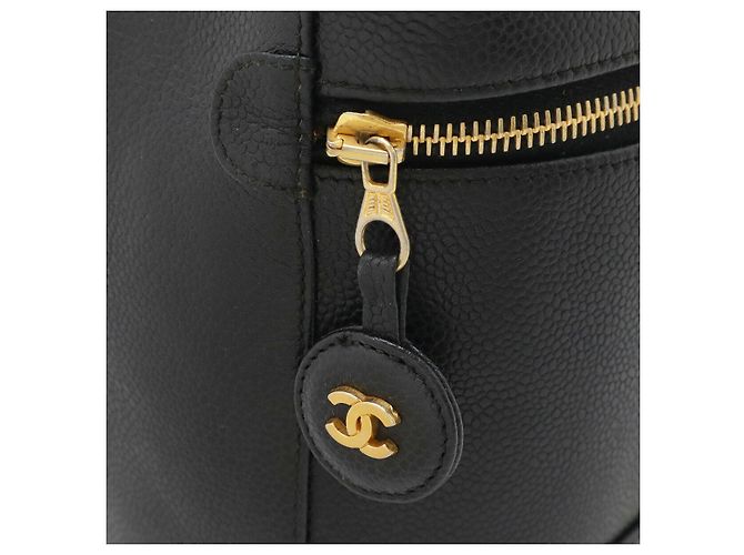 Pochette Cosmetica Vanity in Pelle Caviar Chanel Nero - vista 5