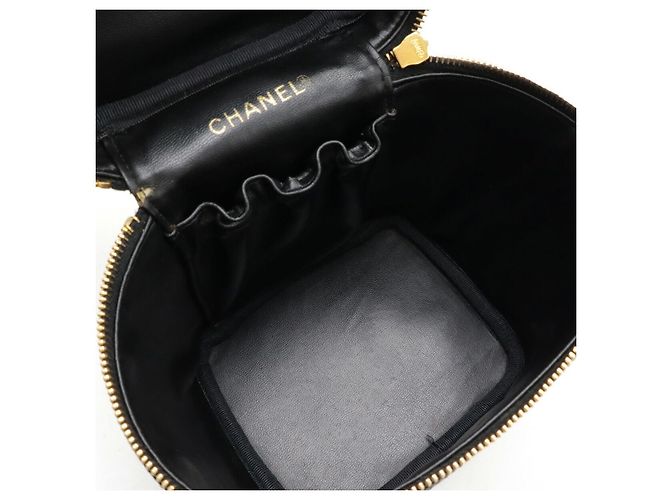 Pochette Cosmetica Vanity in Pelle Caviar Chanel Nero - vista 6