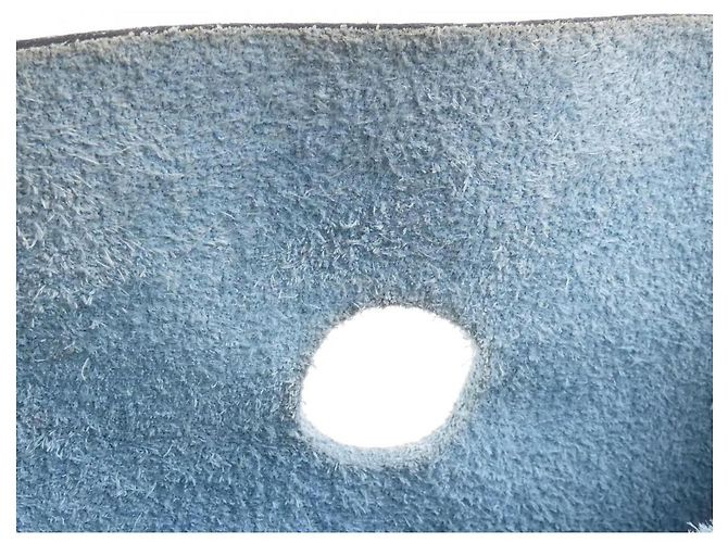 Borsa a Spalla Mangeoire Taurillon Clemence di Hermès Blu - vista 8