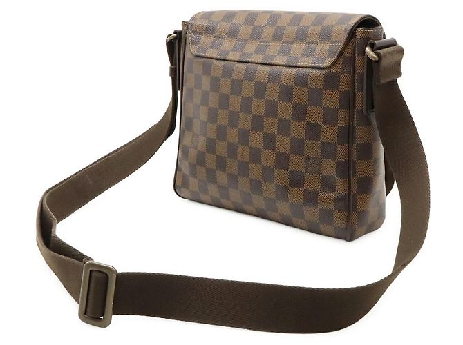 Borsa a tracolla PM Damier District Louis Vuitton Marrone - vista 2