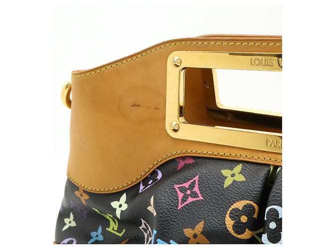 Borsa Louis Vuitton Judy MM Nera Nero - vista 4