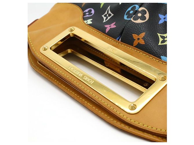 Borsa Louis Vuitton Judy MM Nera Nero - vista 7