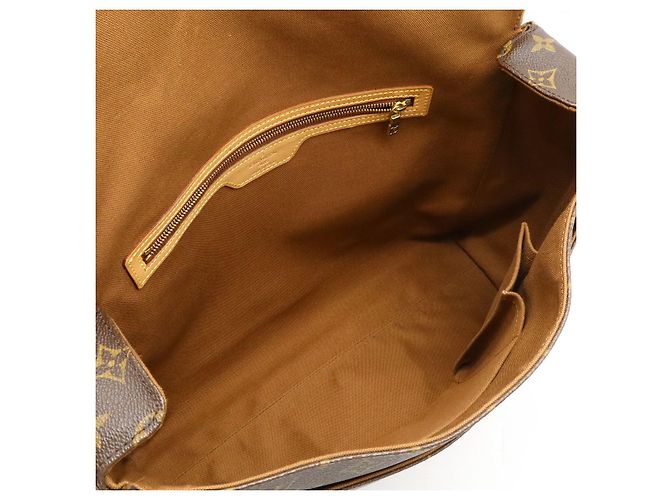 Borsa Messenger Abbesses Monogram Louis Vuitton Marrone - vista 6