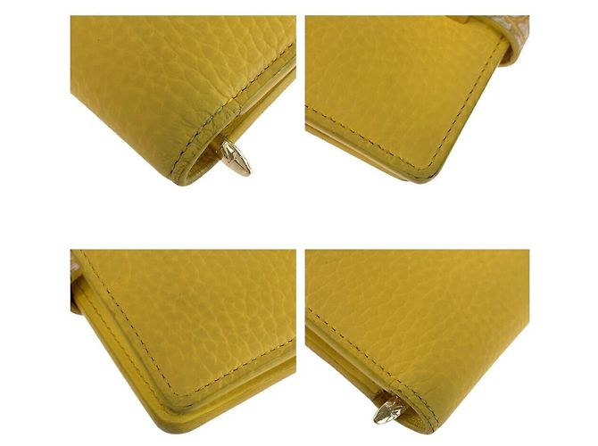 Portafoglio Verticale Compatto Louis Vuitton Giallo - vista 3