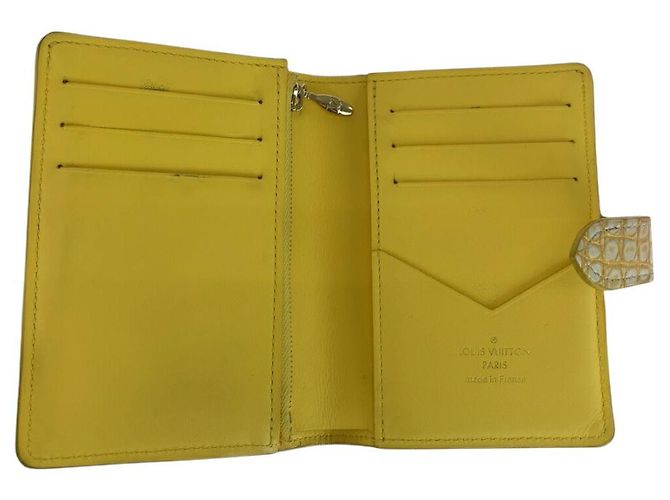 Portafoglio Verticale Compatto Louis Vuitton Giallo - vista 6