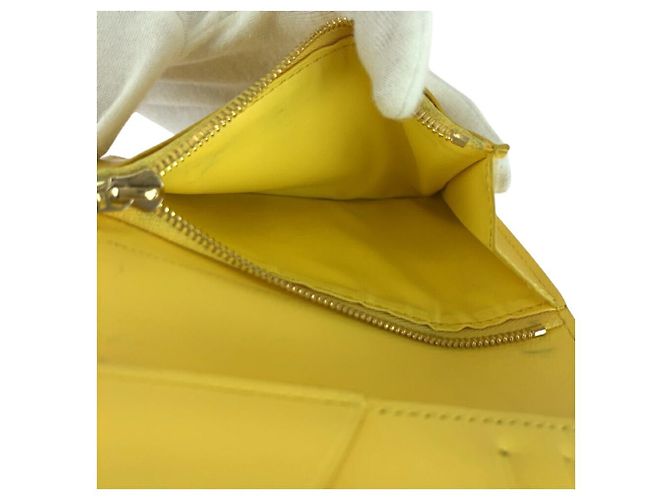 Portafoglio Verticale Compatto Louis Vuitton Giallo - vista 8