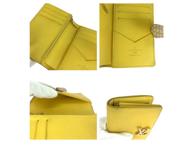Portafoglio Verticale Compatto Louis Vuitton Giallo - vista 9