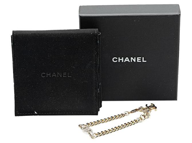 Timeless Bracciale in strass Chanel Coco Mark Argento Metallico - vista 7