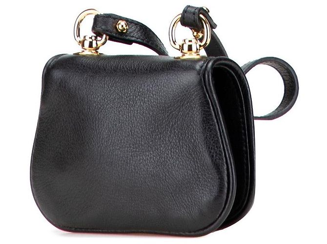 Borsa a Spalla in Pelle Gucci Blondie Nero - vista 2