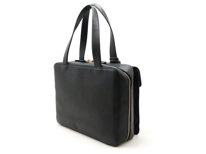 Borsa da lavoro in pelle caviar Chanel Nero - vista 2