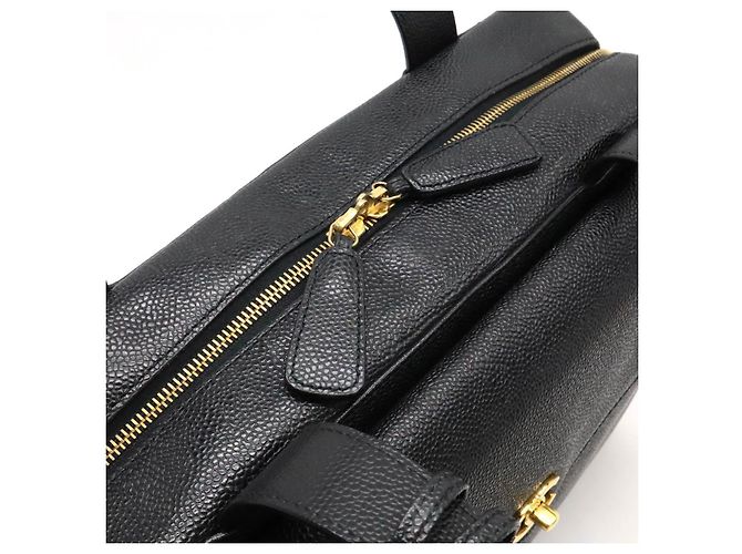 Borsa da lavoro in pelle caviar Chanel Nero - vista 5