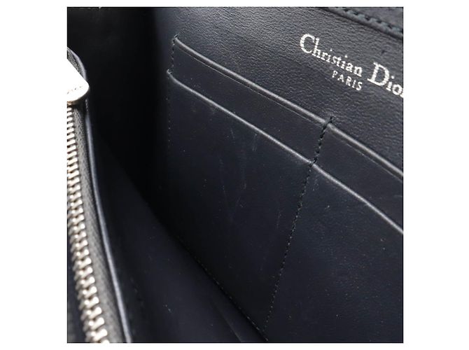Cartera de cadena Diorama de cuero patentado Plata Metálico - vista 6