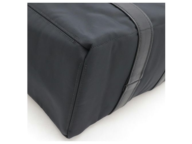 Hermès Acapulco Nylon-Leder Tote Bag Schwarz - Ansicht 3