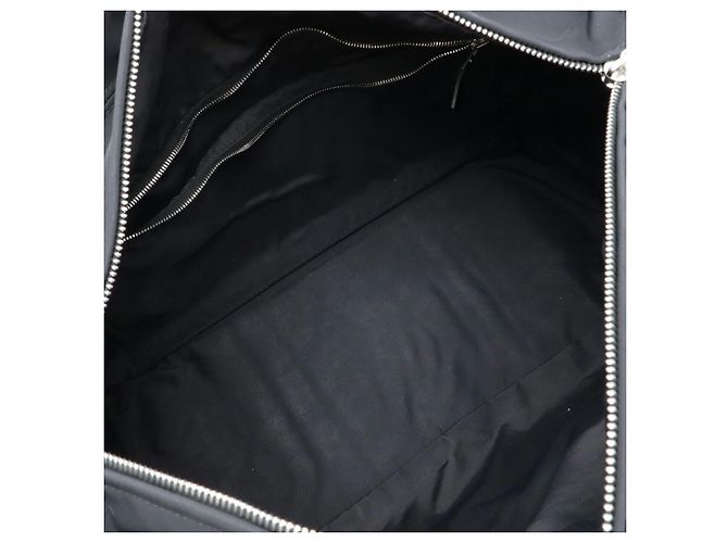 Hermès Acapulco Nylon-Leder Tote Bag Schwarz - Ansicht 7