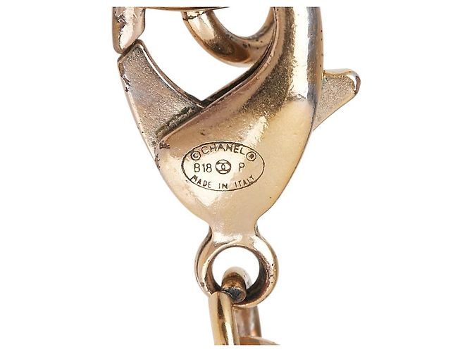 Timeless Collana Cadena Chanel Coco Mark D'oro Metallico - vista 7
