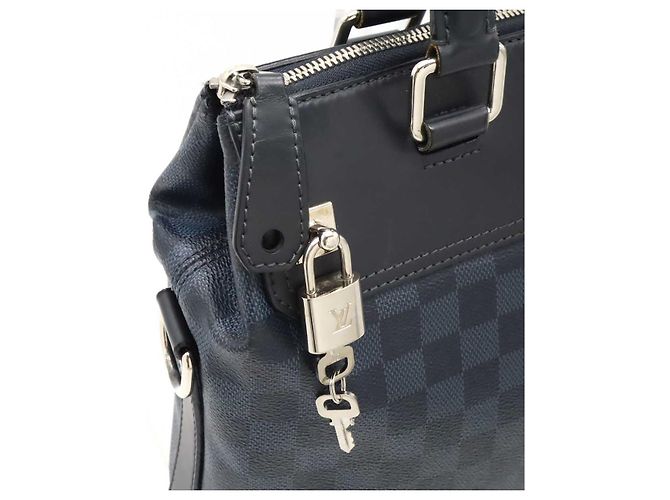 Borsa Tote Greenwich Damier Cobalt di Louis Vuitton Nero - vista 5