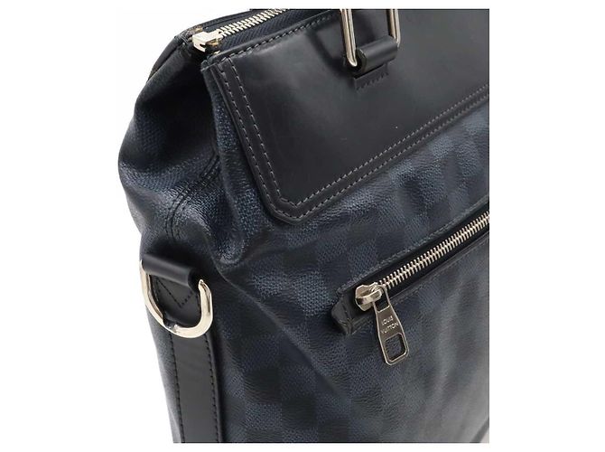 Borsa Tote Greenwich Damier Cobalt di Louis Vuitton Nero - vista 7