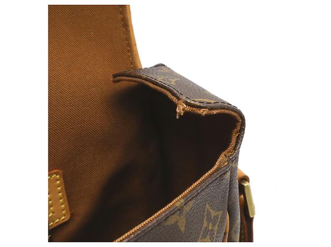 Borsa Messenger Abbesses Monogramma Louis Vuitton Marrone - vista 7