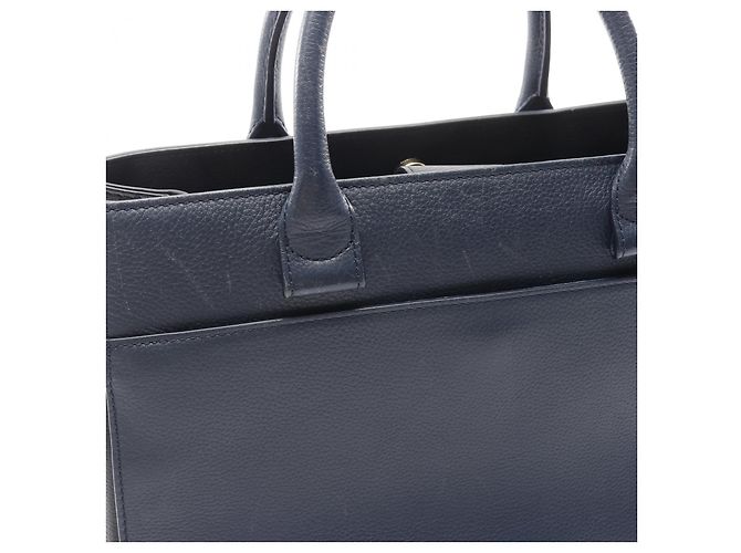 Chanel Leder Neo Executive Tote Bag Blau - Ansicht 9
