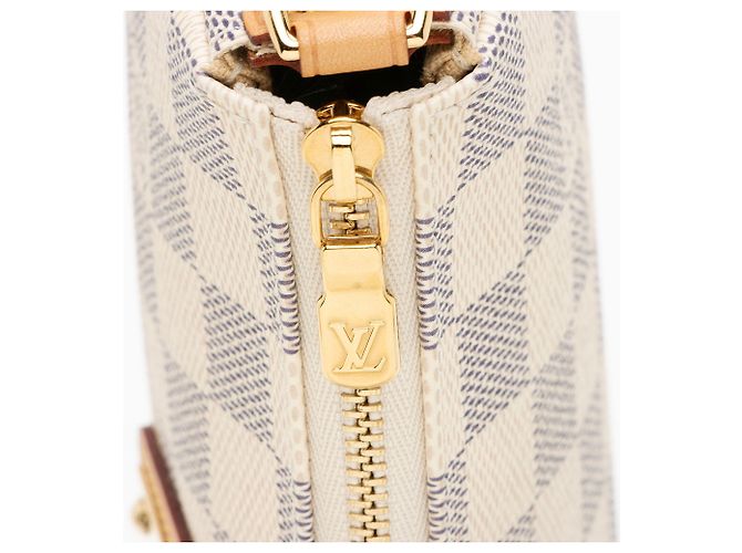 Clutch Eva Damier Azur Louis Vuitton Blu - vista 10