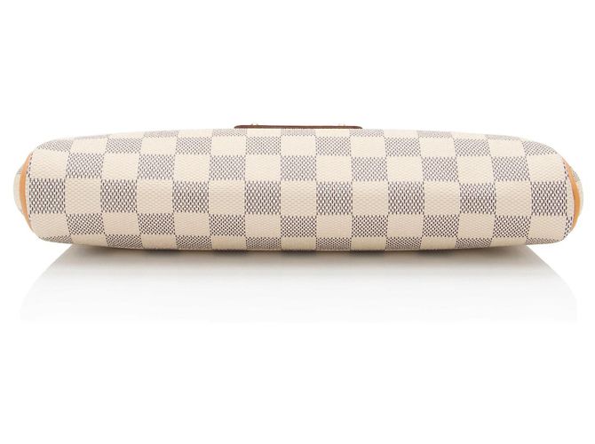 Clutch Eva Damier Azur Louis Vuitton Blu - vista 4