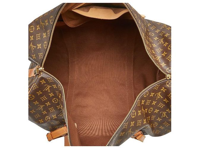 Borsa Boston Monogram Polochon Louis Vuitton Marrone - vista 9