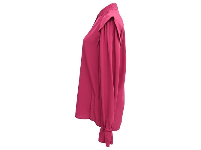 Blusa Etro en seda burdeos Roja - vista 2