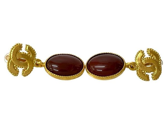 Timeless Chanel Ohrringe Golden Metallisch - Ansicht 4