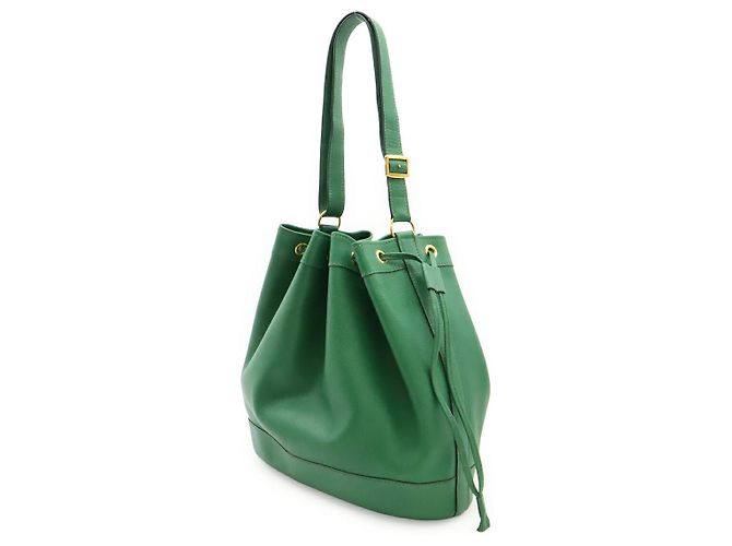 Market Hermès Borsa a Spalla GM in Pelle Verde Hermes - vista 2