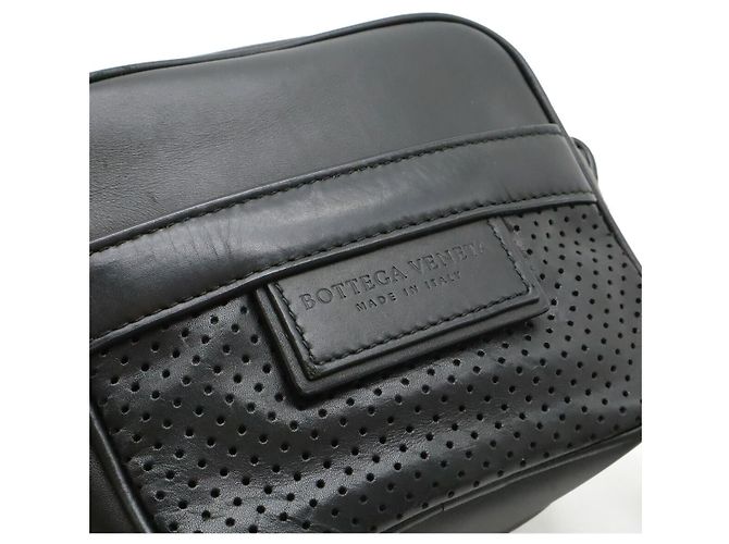 Borsa a spalla Leggero in pelle Bottega Veneta Nero - vista 8