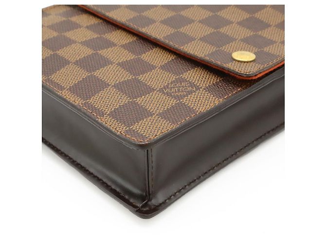 Borsa a Spalla Portobello Damier Louis Vuitton Marrone - vista 3