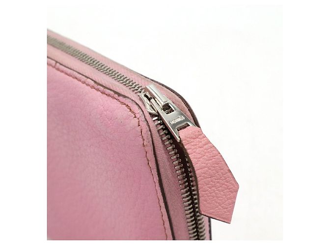 Portafoglio Long Azap in Pelle di Capra Hermès Rosa - vista 4