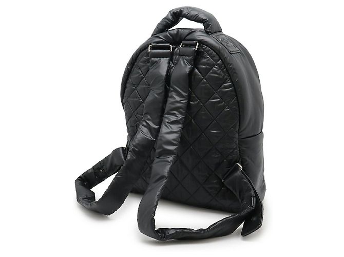Chanel Cocoon Nylon-Leder Rucksack Schwarz - Ansicht 2