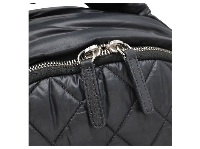Chanel Cocoon Nylon-Leder Rucksack Schwarz - Ansicht 5