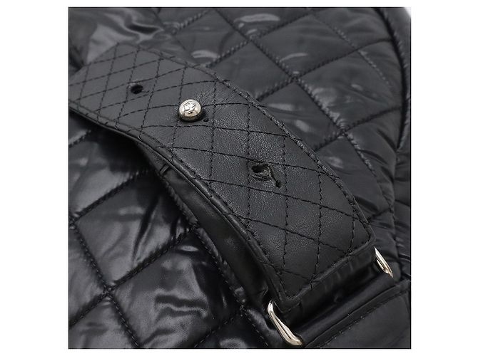 Chanel Cocoon Nylon-Leder Rucksack Schwarz - Ansicht 6