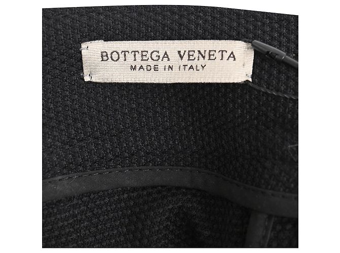 Falda midi cargo Bottega Veneta en algodón negro - vista 4