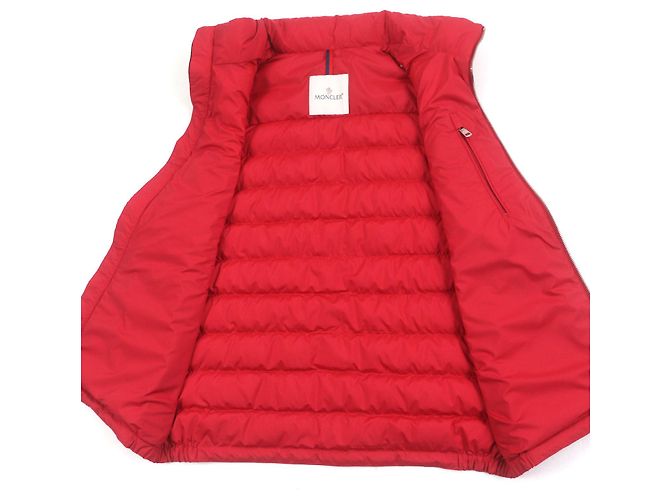 Chaleco de Plumas Moncler de Poliéster Roja - vista 4