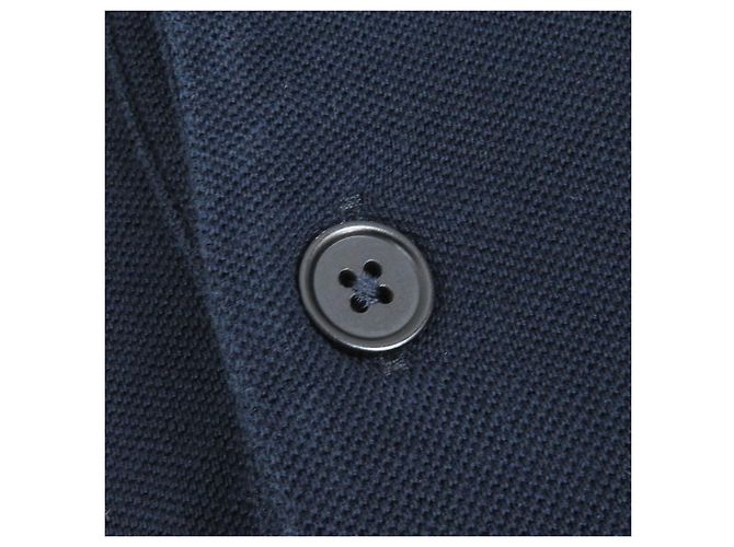 Camiseta Polo de Algodón Hermès Azul Azul marino - vista 5