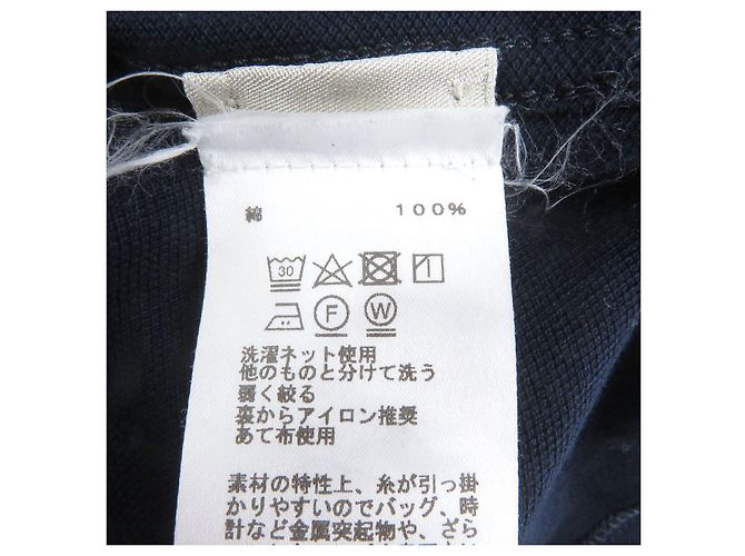 Camiseta Polo de Algodón Hermès Azul Azul marino - vista 7