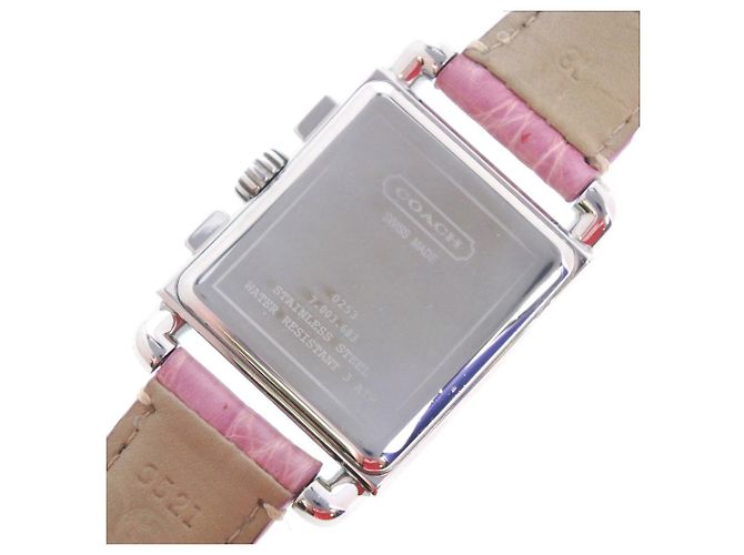 Reloj cronógrafo de acero inoxidable Coach Plata - vista 6