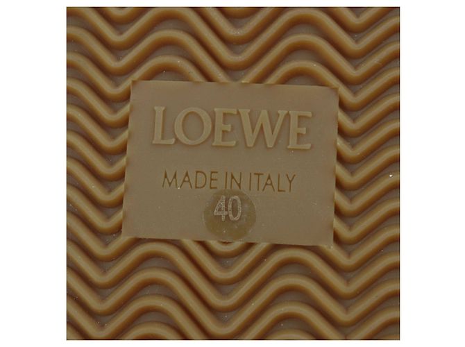 Dekonstruierte Leder-Sneaker von Loewe Weiß Hellblau - Ansicht 11