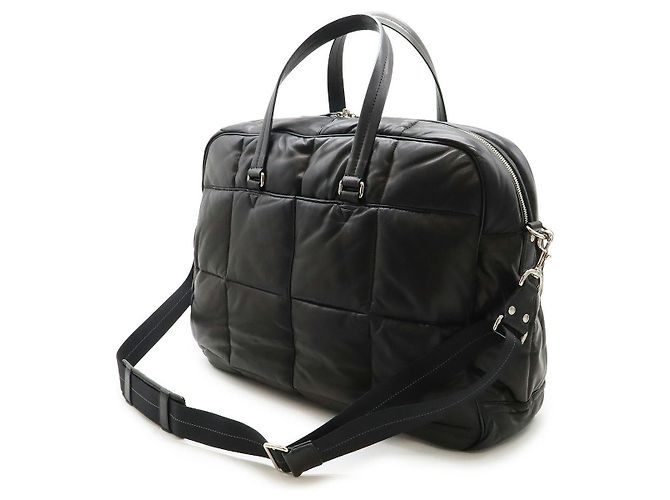 Borsa da viaggio 2 in 1 in pelle Nappa Coach Nero - vista 2