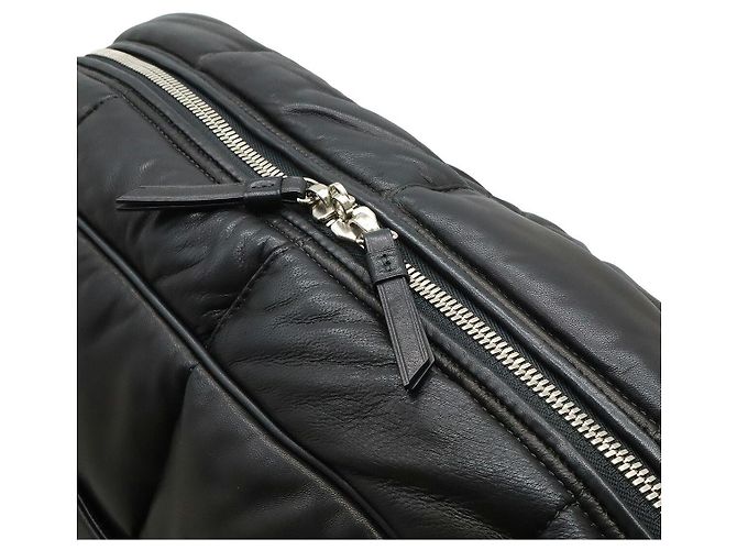 Borsa da viaggio 2 in 1 in pelle Nappa Coach Nero - vista 5