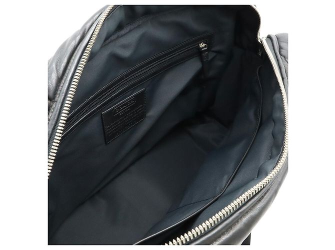 Borsa da viaggio 2 in 1 in pelle Nappa Coach Nero - vista 6